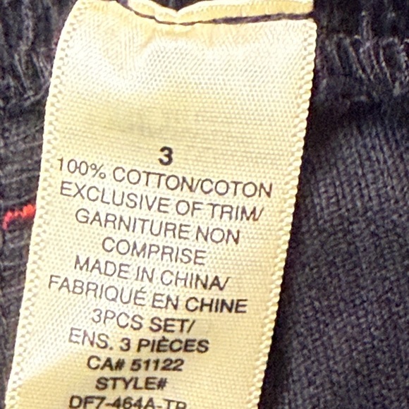 Disney - 3T - LIKE NEW - Black Corduroy Cargo Pants - Picture 3 of 4